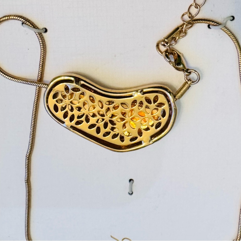 House of Harlow 1960 Irregular Gold Heart Pendant Necklace - Picture 6 of 9